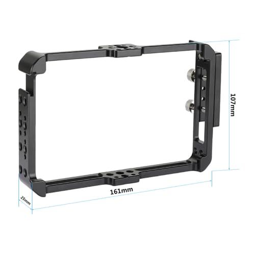 Image of Aluminum Monitor Protective Cage Rig Frame Compatible with Feelworld F5 Pro V2, F5 Pro 5.5 inch Monitor