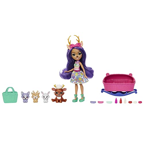 Enchantimals Baby BFFs Muñeca Danessa Deer con Mascota Ciervo...