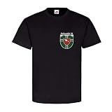 T-shirt PzGrenBtl 72 Kompanie, grenadier blindé, armoiries de bataillon, unité #17800 - Noir - X-Large