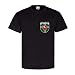 T-shirt PzGrenBtl 72 Kompanie, grenadier blindé, armoiries de bataillon, unité #17800 - Noir - X-Large