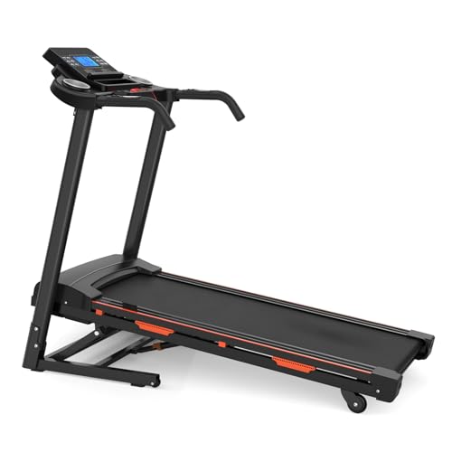 Image of Walking Pad, 3.25HP Foldable Treadmill with 15% Auto Incline & Bluetooth Speakers, 8 Shock Absorbers for Knee Protection, 400 lbs Capacity