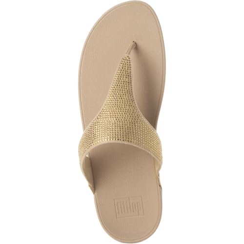 Image of FitFlop Women's Lulu Crystal Embellished Toe-Post Sandals | Casual Sandals