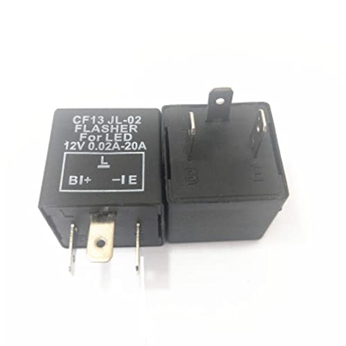 Relais clignotant LED CF13 12V 20A voiture clignotant 3 pieds non réglable - 10pcs