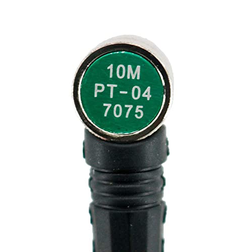 Ultrasonic Thickness Gauge Micro Probe Sensor con rango 0.7-12.0 mm y frecuencia 10 MHz Diámetro de contacto 7 mm para UM-2 UM-2D UM-4 UM-4D UM-4DL UM-5 UM-5D UM-5DL medidor ultrasónico miniatura 2