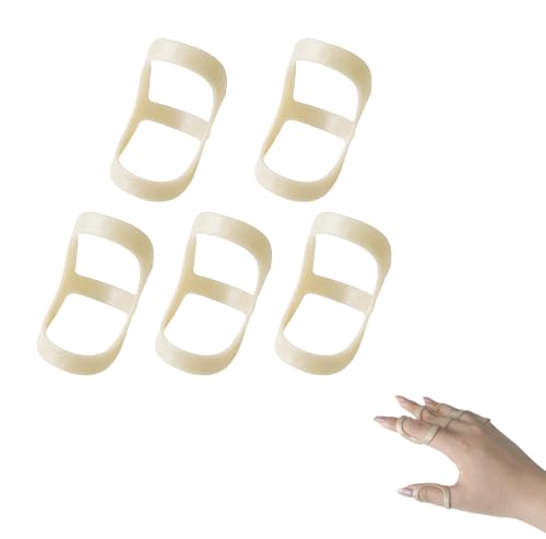 Férula Dedos Mano 5 Piezas, Férula Dedo en Gatillo Soporte, Férula Dedo Rígida para Artritis Tendinitis, Inmovilizador Dedo Pulgar Índice Medio Anular Meñique, 5 Tallas Ajustables (6,7,8,9,10)