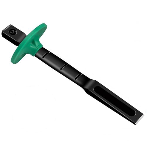 Muloo Heavy Duty Steel Flattened Tool Rust Resistant & Reliable Chisel 6/8/10/12inch Steel Chisel for Metal & Woodworking