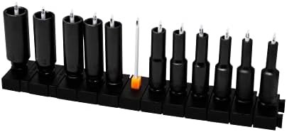 ToolBox Widget - Socket Organizers 1/4" | Includes 12 Modular Socket Organizers and 6 Spacers | Simple and Effective Tool For Socket Organization SIZE STEMS NOT INCLUDED 1 Pack image 4