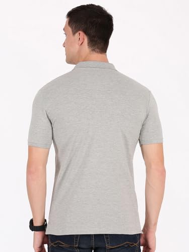 Image of Macroman M-Series Fashion Half Sleeve Polo Core Casual T-Shirt for Men, Cotton Blend, Pack of 1