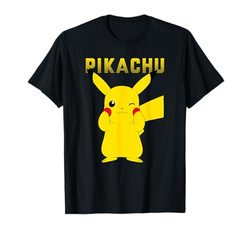 Pokémon Pikachu Adorable Pika Pika Cute Logo T-Shirt