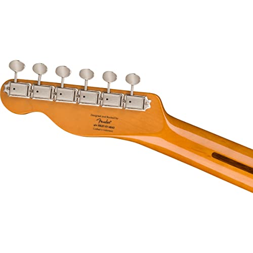Squier FSR Classic Vibe ’60s Telecaster Thinline MN Desert Sand – Guitare Électrique - Les Beatles, Paul McCartney, John Lennon, RIngo Starr, George Harrison Squier FSR Classic Vibe '60s Telecaster Thinline MN Desert Sand - Guitare Électrique – Image 8