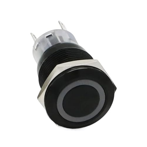 Bouton en métal 19mm étanche pour tableau de bord voiture