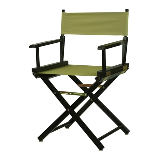 212 Main 200-02-021-100 18 in. Directors Chair Black Frame with Olive Canvas