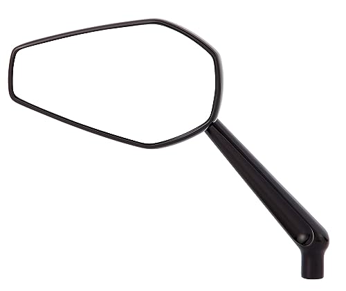 Arlen Ness 13-156 compatible with Mini Stocker Mirror - Left - Black Powdercoat