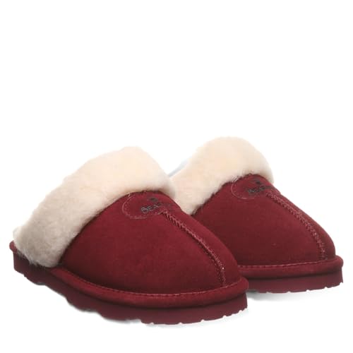 Image of BEARPAW Women's Loki Slip-On Slippers | Suede Upper | Comfortable Indoor & Outdoor Shoes for Women | Multiple Sizes & Colors