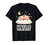 Süße Schwein Schlafshirt Damen Herren Geschenke
