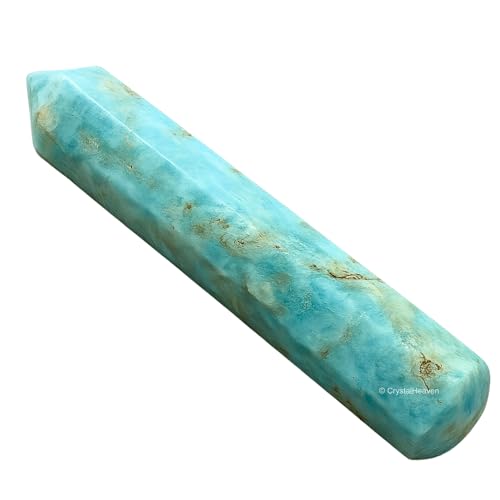 Image of Caribbean Calcite Crystal Wand - Pointed Crystal Wand for Energy Healing, Chakra Balancing, Meditation and Home Decor - Crystals and Healing Stones for Gift