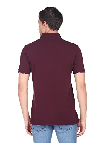 Image of Arrow Men's Solid Regular Fit Polo Shirt