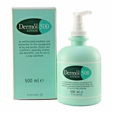 Moisturising Lotion as Soap Substitute for Dry and Itchy Skin, or Irritated Skin Lotion, 500ml (Single Pack)