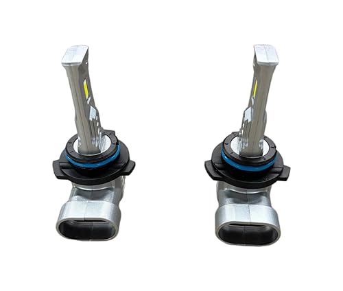 Image of Marsauto 9012 Light Bulbs, Fanless IP68 Fog Light - 2 Pack | HIR2 sockets, 1:1 mini size no adapter, fits truck SUV, all-weather IP68, 3-min DIY install