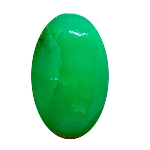 Chrysoprase naturelle cabochon pour fabrication bijoux bricolage bague pendentif collier 22x14mm