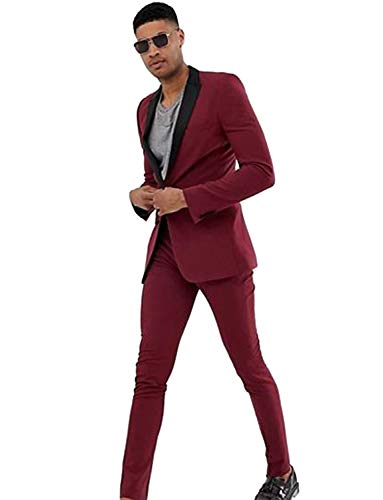 Costume homme coupe slim 2 pièces pour mariage et grandes occasions