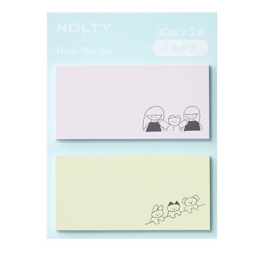 Amazon.co.jp: NOLTY 付箋 ニコレシピ コラボ（トモダチ）NNF01