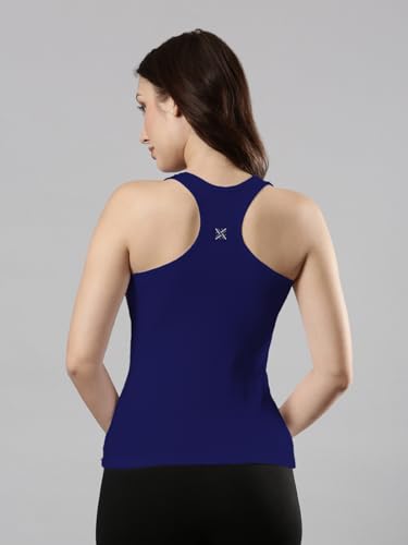 Image of Femmora Body Hugging Waist Length Camisole, Solid, Soft and Comfortable Cotton Fabric with Racer Back, for Women,Pack of 1
