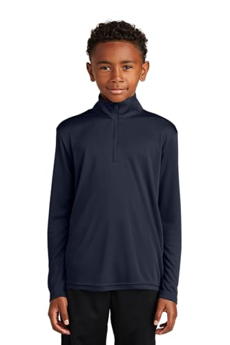 SPORT-TEK Youth PosiCharge Competitor Quarter Zip Pullover4