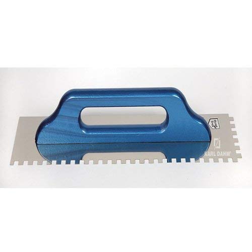 Truelle à lisser les dents en acier inoxydable - Largeur de travail : 500 mm - Type : 11654/4 mm