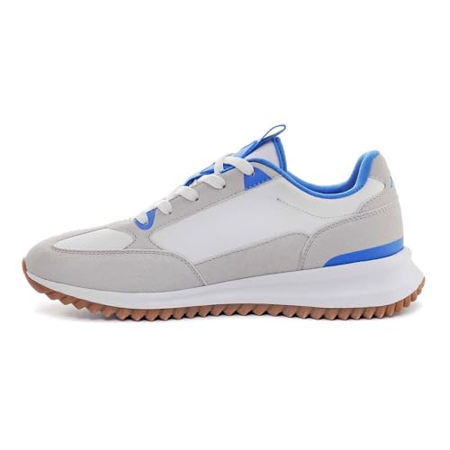 Kappa Rernal 2 Zapatillas deportivas bajas cómodas y con estilo, Color White y Beige, Talla 43