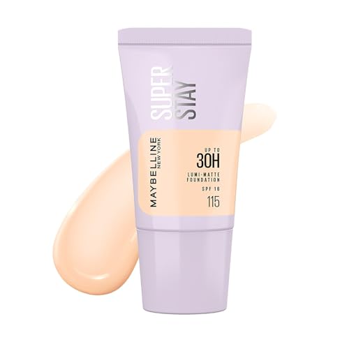 Image of Maybelline New York Super Stay Lumi Matte Liquid Foundation, 115 | 30HR Long Lasting, Lightweight, Suitable for all skintypes