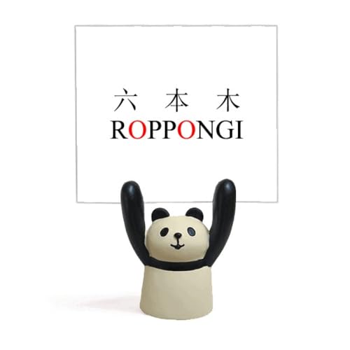 Porte-mémo panda Roppongi pour organiser vos notes de cuisine et recettes