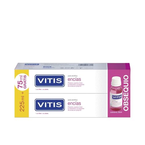 Vitis Gum Dentrifying Paste 2x150ml - Formule anti-plaque bactérienne pour gencives saines
