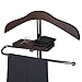 Proman Products VL17017 Valet with Hanger, Tray & Trouser Bar, Brown