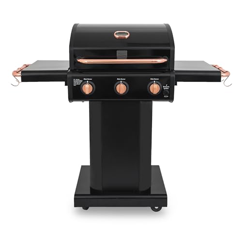 Kenmore 3-Burner Gas Grill with Side Tables and Warming Rack