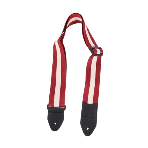 DIKACA 1Pc Sangle De Guitare Instruments Retour Sangle De Ukulélé Accessoires De Banjo Sangle D’Affichage De Guitare Sangles De Basse Réglables Sangle À Rayures Sangle De Ukulélé Rouge - Les Beatles, Paul McCartney, John Lennon, RIngo Starr, George Harrison DIKACA 1Pc Sangle De Guitare Instruments Retour Sangle De Ukulélé Accessoires De Banjo Sangle D'Affichage De Guitare Sangles De Basse Réglables Sangle À Rayures Sangle De Ukulélé Rouge