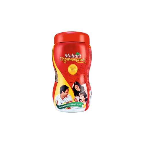 Multani Chyawanprash Special | Enriched With Kesar | | Ayurvedic Immunity Booster | Builds Strength, Stamina & Energy | Ayurvedic Products | Build Immunity Naturally | 250 gm