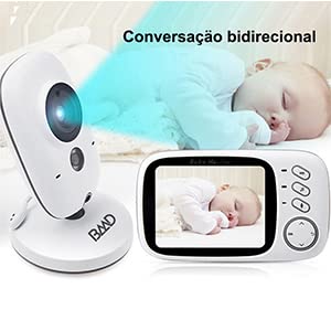 BAAD Babá Eletrônica Sem Fio Tela 3.2