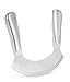 Internet’s Best Stainless Steel Mezzaluna Knife - 7 Inch Blade - Mincing Rocking Vegetable Chopper - Cook Chef Slicing Utensil