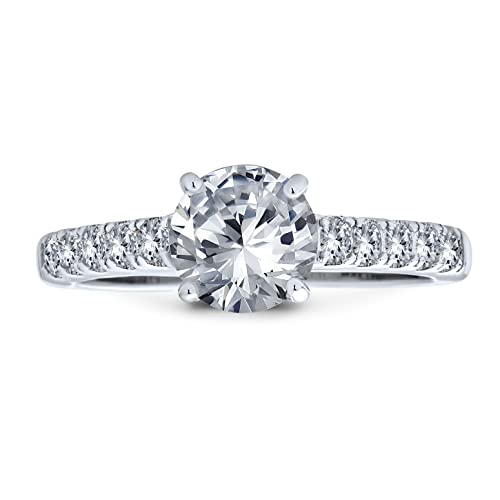 Bague solitaire en argent fin 925, l'éclat d'un grand diamant sans le prix élevé