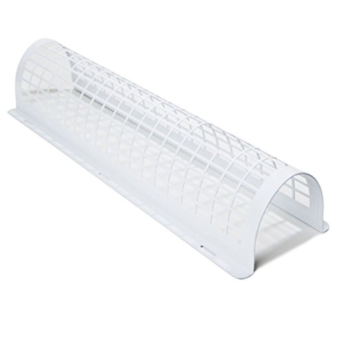 Slimline Pressed Steel Wire Guard for Tubular Heater in White. 1ft-6ft Available - Choose Your Size (2ft. Elex/THWG2)