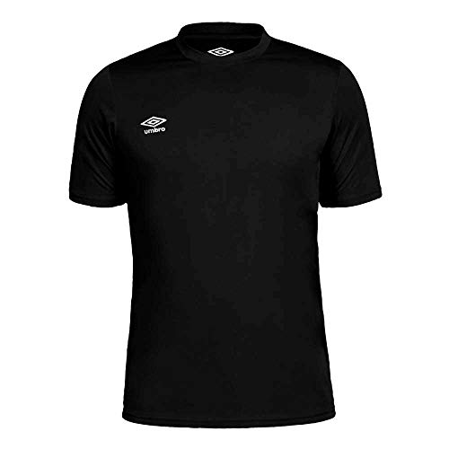 UMBRO Oblivion Camiseta de fútbol, Hombre, Negro, M