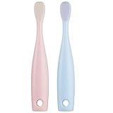 DEARMAMY 2stücke Zahnbürste Für Junge Mädchen Zahnpflege Borsten Säuglingszahnbürsten Mundpflege Sanfte Reinigung Für Kleine Zähne Geeignet Für Unterwegs