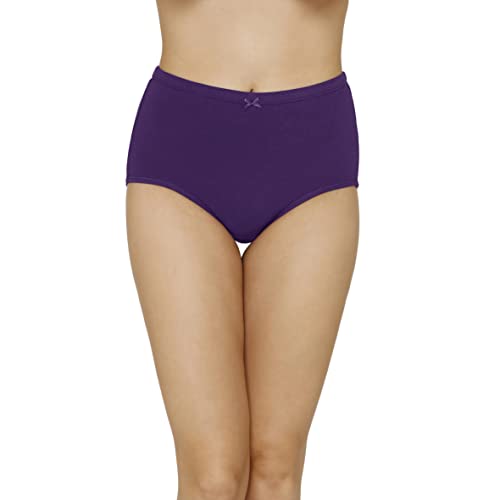 Image of Amante Solid High Rise Full Coverage Full Brief Panties (Pack of 3)
