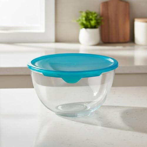 Tazón de vidrio Pyrex Classic con tapa 1 litro miniatura 2