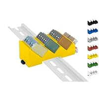 Supporto Triplo Per Shelly Plus Mini - Montaggio Su Guida DIN 35mm, Blu