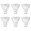 DiCUNO GU10 LED Bulb, 40W Equivalent, Daylight White 5000K, Non-Dimmable, 450LM, MR16 GU10 LED for Spotlight, Track Lighting, 5W Recessed Ceiling Light Bulb with 38° Beam for Kitchen, Pack of 6