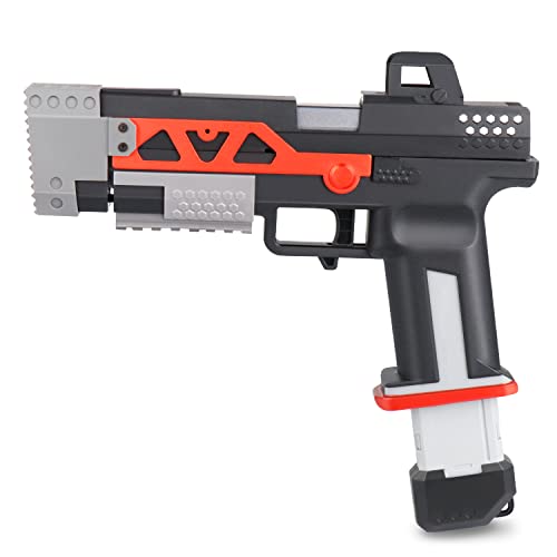 JFIEEI Soft Bullet Toy Gun Pistol Apex Legends RE-45 Nerf Darts Blaster with Magazine for Boys, Black