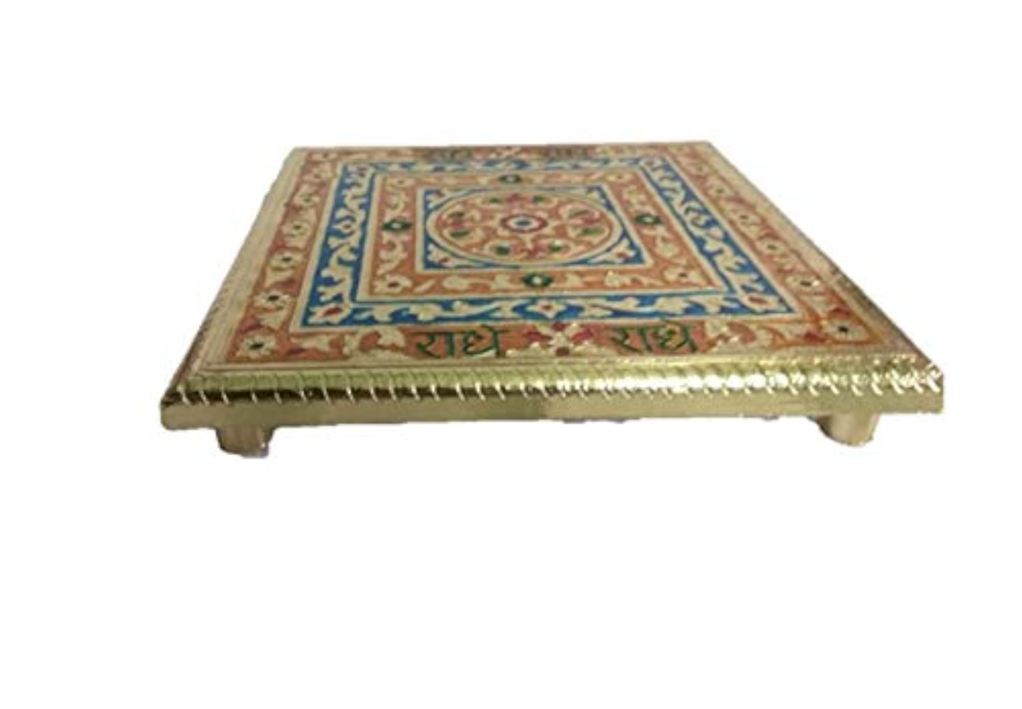 Home Decor Pooja Bajot Table, 6+8+10 Inch Set