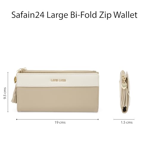 Image of Lavie Luxe Women's Safain24 Long Bifold Wallet